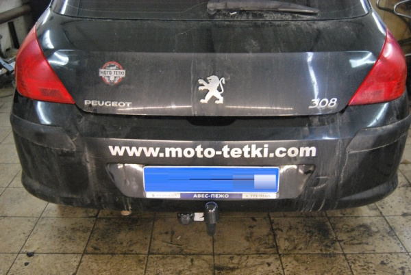 фото Фаркоп Imiola для Peugeot 308 хетчбек 2007-2012