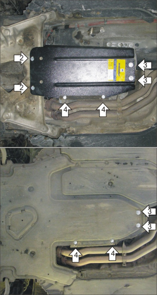Фото Защита Motodor для КПП BMW 5 (E60) (кроме M5) (2003-2007)