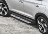 Фото Пороги алюминиевые Rival "Bmw-Style" для Hyundai Tucson 2015-