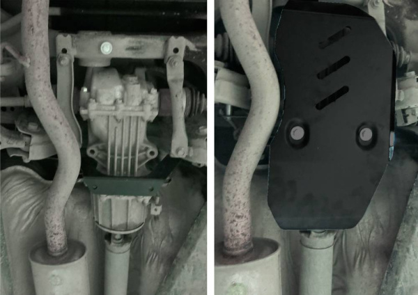 Фото Защита редуктора Автоброня для Nissan Qashqai 4WD, V - 2,0 2014-2015