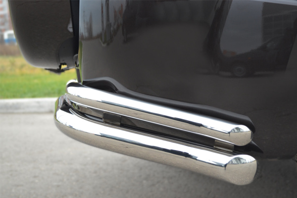 Фото Защита заднего бампера уголки d63/42 SUZUKI Grand Vitara 5 дв. 2012-2016