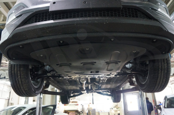 Фото Композитная защита картера и КПП Hyundai Tucson (2015-)