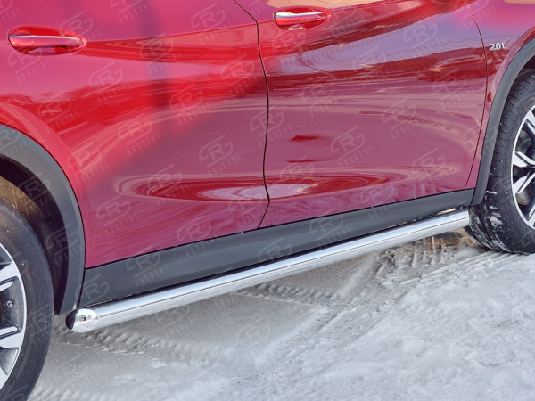 Фото Пороги труба d63 (вариант 1) INFINITI QX30 2016