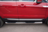 Фото Пороги труба d76 с накладками (вариант 1) LAND ROVER Range Rover Evoque Prestige u Pure 2011-2017