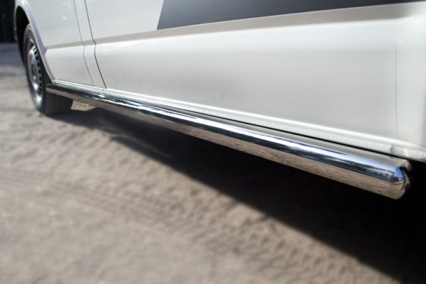 Фото Пороги труба d63 (вариант 3) (левый) VOLKSWAGEN Transporter kasten 2003-2009