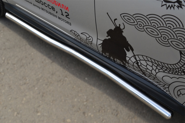 Фото Пороги труба d63 (вариант 3) MITSUBISHI ASX 2012-2016