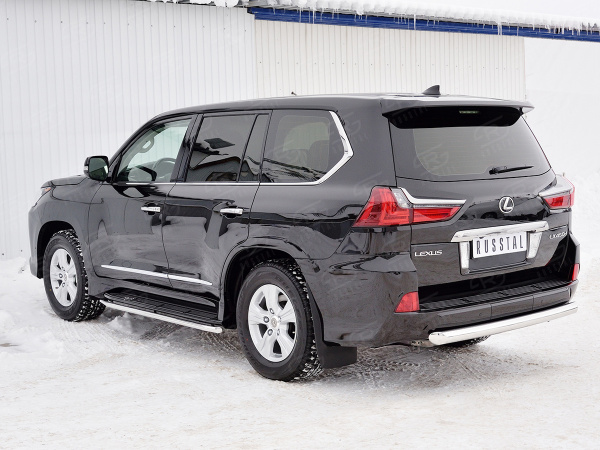 Фото Защита заднего бампера d76 дуга LEXUS LX450d-LX570 2015 (кроме F-Sport)