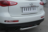 Фото Защита заднего бампера d63 (дуга) INFINITI QX 50 2014-2016