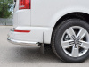 Фото Защита заднего бампера уголки d63 секция VOLKSWAGEN Multivan Caravella Transporter Т6 2016 (короткая база)