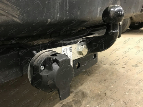 фото Фаркоп АвтоСила для MERCEDES Sprinter (одинарные колёса, без ступеньки)  база 3.250-4.325 м. 2019-