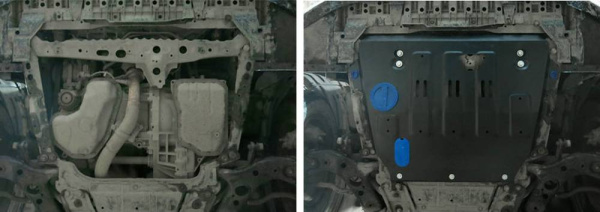 Фото Защита картера и КПП Автоброня для Toyota Alphard 2008-2015, 2015- V - 3.5