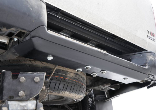 Фото Защита заднего бампера Автоброня для Volkswagen Amarok 2010-2016, 2016-, V - 2.0d