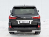 Защита заднего бампера уголки d63 секции LEXUS LX450d-LX570 2015 (кроме F-Sport)