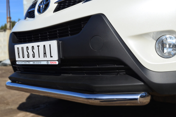 Фото Защита переднего бампера d63 (секции) TOYOTA RAV4 2013-2015