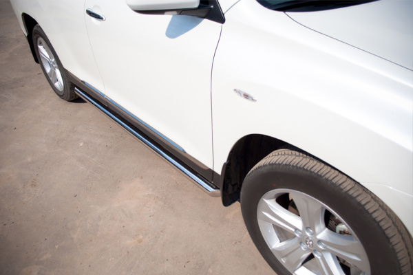 Фото Пороги труба d63 (вариант 1) TOYOTA Highlander 2010-2013