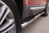 Фото Пороги труба d76 с накладками (вариант 2) LAND ROVER Range Rover Evoque Prestige u Pure 2011-2017