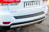 Фото Защита заднего бампера 75*42 (дуга) JEEP Grand Cherokee 2013-