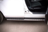 Фото Пороги труба d75х42 овал с проступью MAZDA CX-7 2010-2013