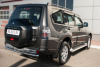 Фото Защита заднего бампера d63 (дуга) d42х2 (дуга) MITSUBISHI Pajero 4 2014-