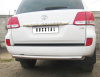 Фото Защита заднего бампера d76 TOYOTA Land Cruiser 200 2007-2011