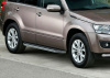 Фото Пороги алюминиевые Rival "Premium" для Suzuki Grand Vitara, 5D 2005-2008-2012-2016
