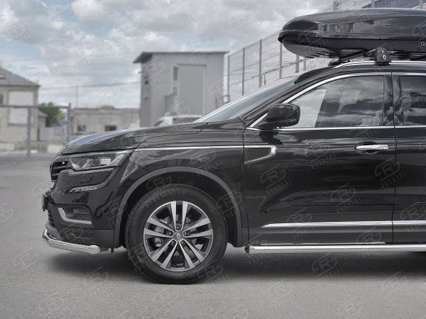 Фото Защита переднего бампера d63 секции RENAULT KOLEOS 2017-