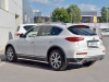 Фото Защита заднего бампера уголки d42 секция INFINITI QX 50 2016-2018