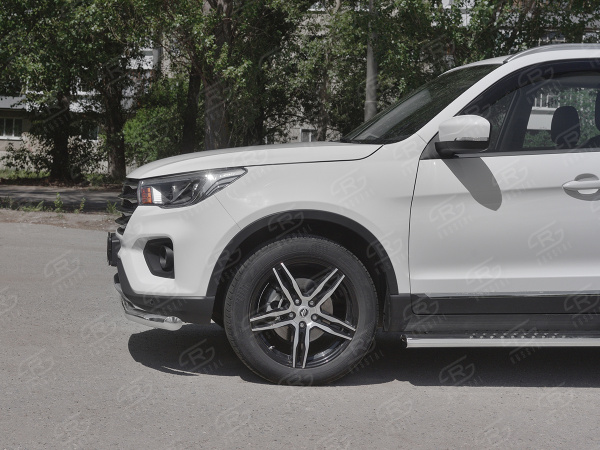 Фото Защита переднего бампера d63 секции LIFAN X70 2018-