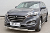 Фото Защита переднего бампера Ф63 секция-Ф42 дуга HYUNDAI Tucson 2015-2017