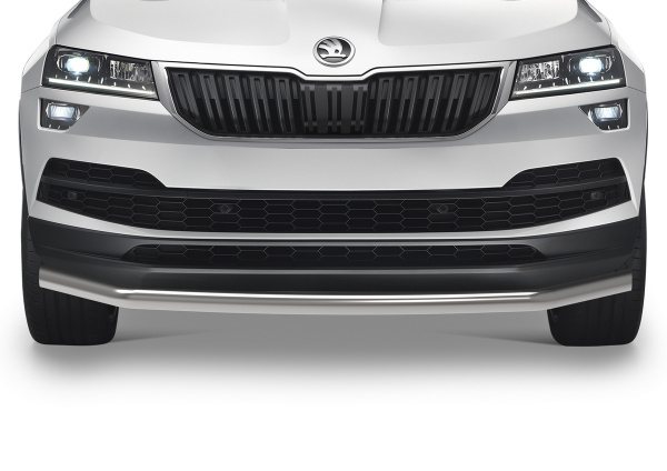 Фото Защита переднего бампера d57 Rival для Skoda Karoq 2020-н.в.