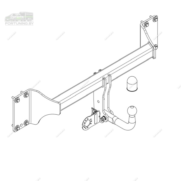 Фаркоп Steinhof (Польша) для Audi e-tron (2018-) "GEN/ GEA (Sportback)"