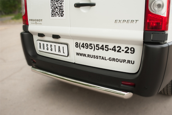 Фото Защита заднего бампера d63 (дуга) PEUGEOT Expert 2007-2016