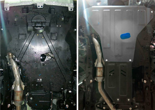 Фото Защита картера Rival для Subaru Outback 2015-н.в., алюминий 4 мм, с крепежом, 333.5430.1