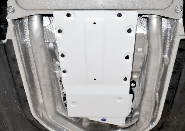 Фото Защита КПП и РК Rival для BMW X5 G05 (50i) 2018-н.в., алюминий 4 мм, с крепежом, 333.0535.1