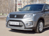 Фото Защита переднего бампера d42 секции SUZUKI VITARA 2015-