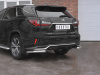Фото Защита заднего бампера уголки d63 секции LEXUS RX 350L (not F-Sport) 2018-