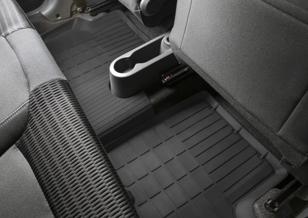 Коврики салона литьевые Rival для Renault Kaptur 5-дв. 2016-н.в., резина, с крепежом, с перемычкой, 5 шт., 64707001