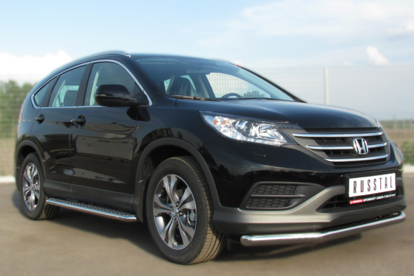 Фото Защита переднего бампера d63 (секции) HONDA CR-V 2.0 2013-2015