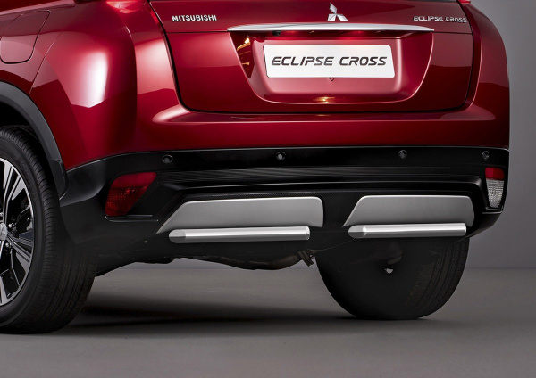 Фото Защита заднего бампера d42 Mitsubishi Eclipse Cross 2018-