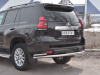 Фото Защита заднего бампера d63 секции d42 уголки TOYOTA LC PRADO 150 2017-