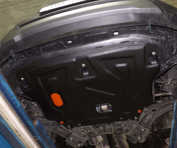 Фото Защита Альфеко для картера двигателя и кпп Hyundai Creta (2016-) на пыльник