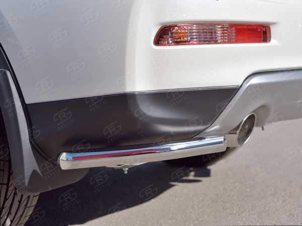 Фото Защита заднего бампера уголки d42 секция INFINITI QX 50 2016-2018