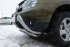 Фото Защита переднего бампера d42 (волна)+d42 (зубы) RENAULT Duster 2015-