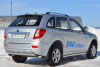 Фото Защита заднего бампера 75х42 овал LIFAN X60 2011-2016