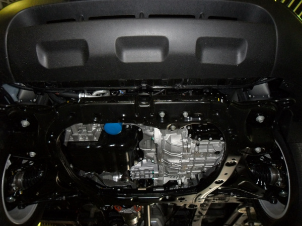 Фото Алюминиевая защита картера и КПП KIA Sorento (2009-2012)