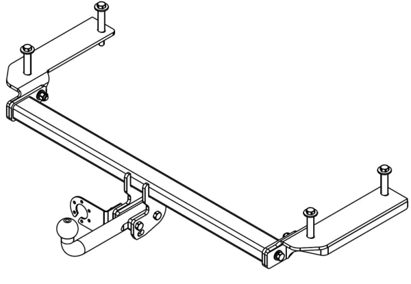 Фаркоп AvtoS для Chery Tiggo 4 Pro I (2020-)