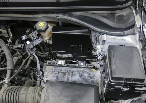 Фото Защита электронного блока управления АвтоБроня для Kia Rio (X-Line) 2017-н.в.