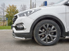Фото Защита переднего бампера d63 секция HYUNDAI SANTA FE PREMIUM 2015-2017