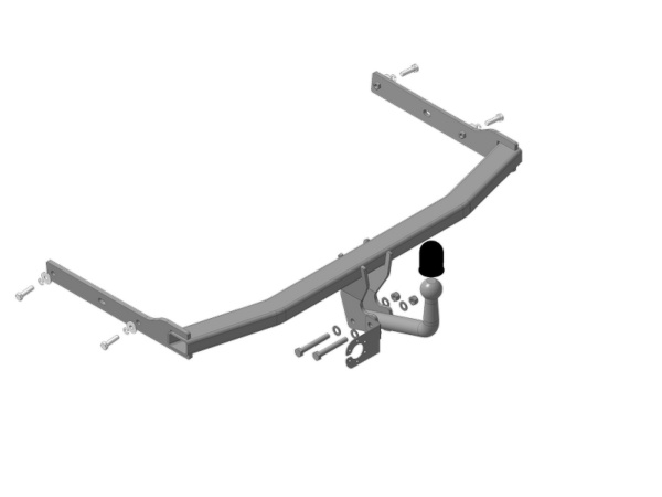 фото Фаркоп Мотодор с оцинкованным шаром на Volkswagen Jetta VI 2010-2015, 2015-