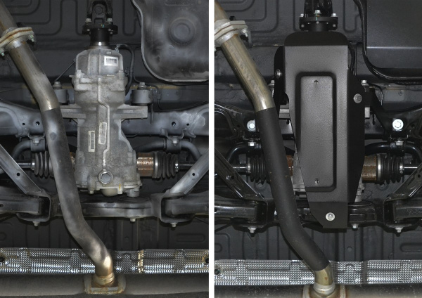 Фото Защита редуктора АвтоБроня для Geely Atlas 2018-н.в.